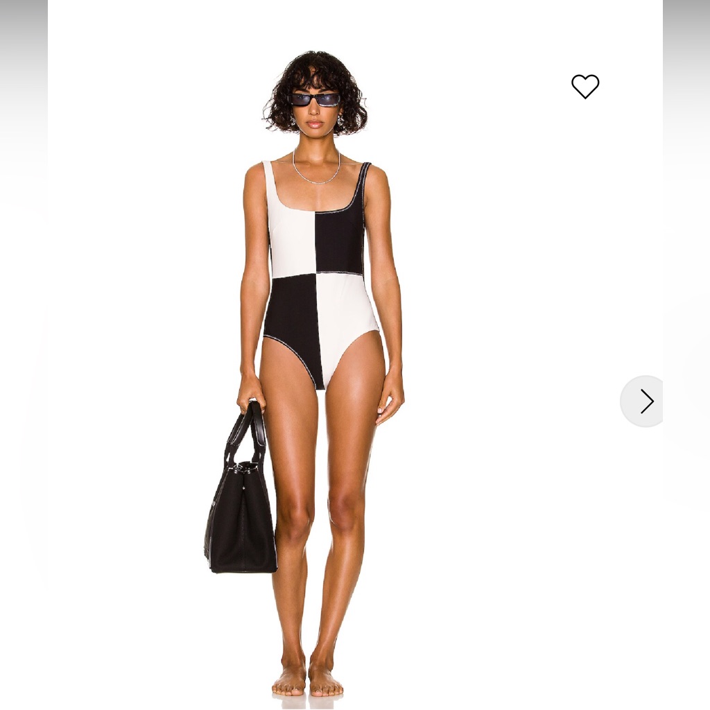 Nwt Matthew Bruch Anna Colorblock One Piece Swimsuit